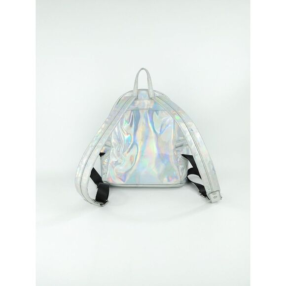 Marshmello Mad engine oil slick mini backpack MARSHIN silver holographic - Picture 10 of 12